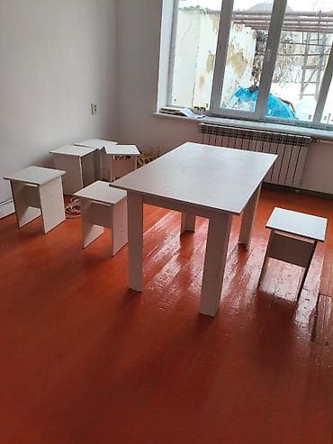 Комплекты офисной мебели: Кухонный гарнитур, цвет - Белый, ДСП — 2