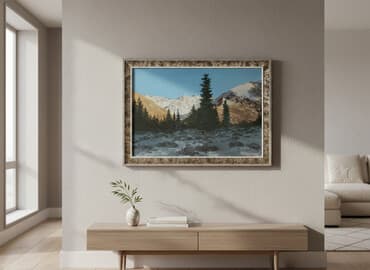 Холст маслом, ущелье Ала арча. Шыгаев at lalafo.kg Холст маслом, ущелье Ала арча. Шыгаев