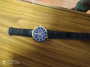 золотой цепочки: Классические часы часы, Armani, Италия, Мужские, Новый — 4