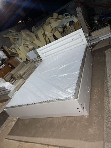 Двуспальная кровать, Новый, С матрасом, длина - 200 см