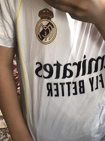 Футбольная футболка Real Madrid (домашняя, белая) - Цвет: белый с