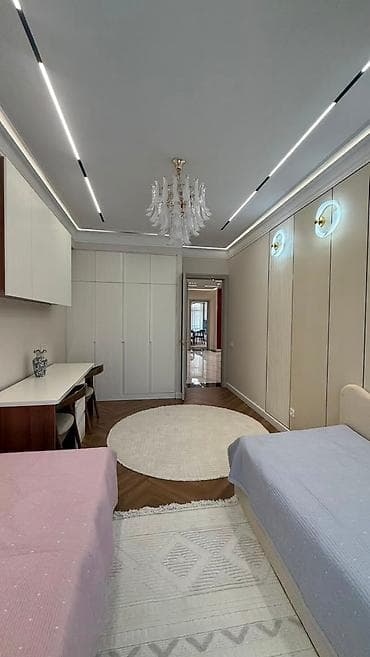 Квартиры: 3 комнаты, 116 м², Асанбай мкр Элитка, 6 этаж, Дизайнерский ремонт — 9
