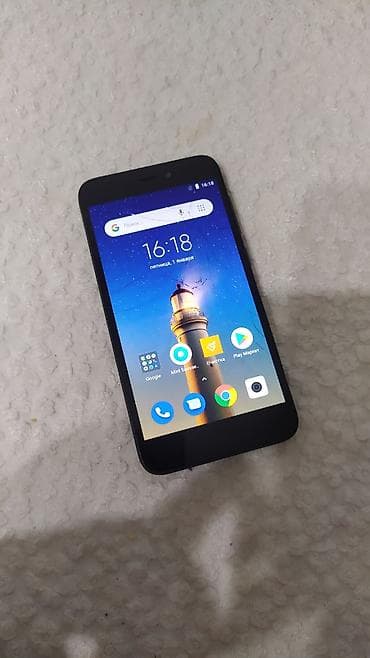 Redmi, Redmi Go, Б/у, 16 ГБ, цвет - Черный, 2 SIM