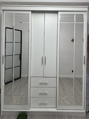 Книжные шкафы: Шифоньер, шкаф для одежды, Б/у, Прямой, ЛДСП — 1