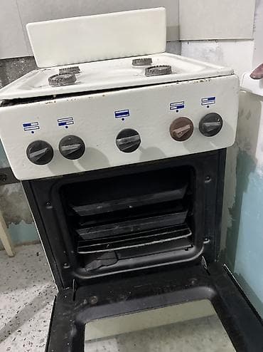 плита буу: Газовая, Механическое, Напольная, Б/у — 2