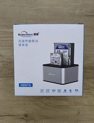 hdd: Док-станция Blueendless HD07A для SATA жестких дисков/SSD 2.5/3.5 с — 7