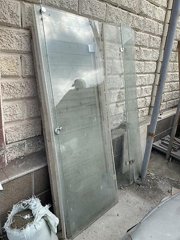 Комплектующие для дверей: Стеклянные двери и полотна из закалённого стекла - Прозрачные — 2