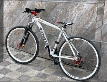 самый лучший трехколесный велосипед с ручкой: Горный велосипед, Рама M (156 - 178 см), Алюминий, Б/у — 7