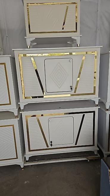 coffee table: Тумба и подставка для телевизора, Напольная, цвет - Белый — 1