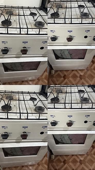 Газовая плита с духовкой, классическая - 4 конфорки на варочной — 1