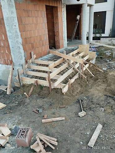 Үй жана бакча: Бетонные работы «под ключ» Профессиональная заливка и устройство: - — 5