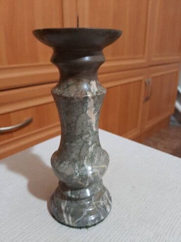 Продам подсвечник из натурального камня, высотой 17 см, Цена 1000