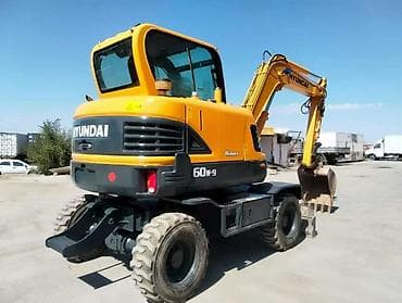 Экскаватор, Hyundai, Колесный