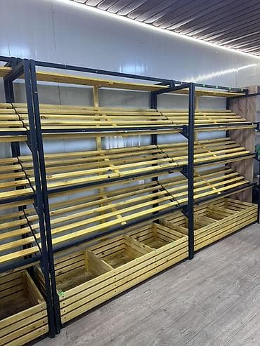 Торговое оборудование для магазина - Стеллажи для овощей и фруктов