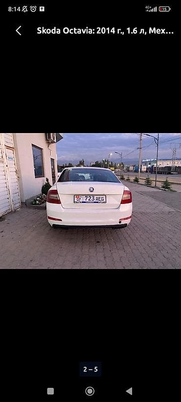 skoda fabia: Skoda Octavia: 2014 г., 1.6 л, Механика, Бензин, Седан — 3