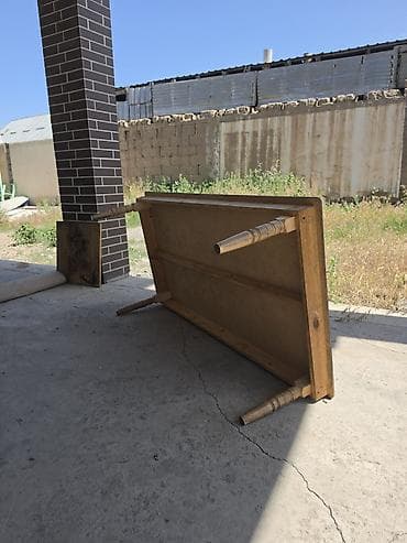 foldable table: Кухонный стол, Б/у, Прямоугольный, Нераскладной — 1