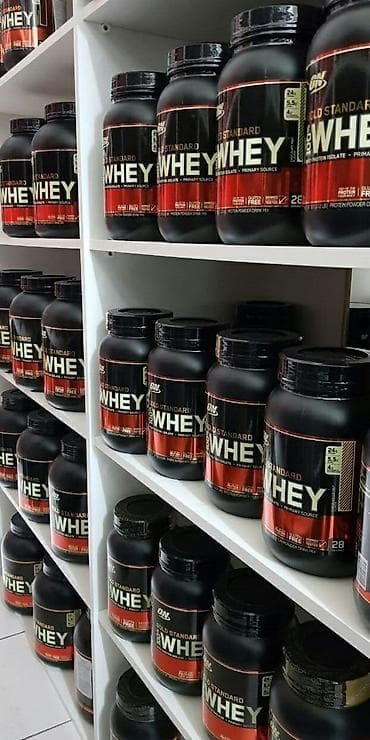 Палатки: Optimum Nutrition Gold Standard 100% Whey — сывороточный протеин в — 1