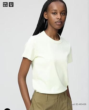 Футболка, Uniqlo, Трикотаж, XS