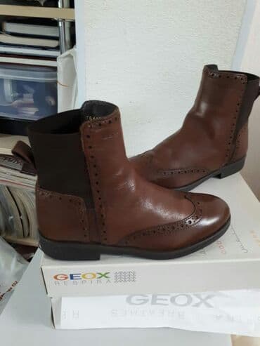 Комплекты одежды: ПОЛУСАПОЖКИ ДЕМИСЕЗОННЫЕ ДЕВОЧКОВЫЕ КОЖАННЫЕ КОРИЧНЕВОГО ЦВЕТА GEOX — 3