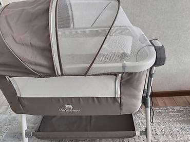 кресло качалка: Люлька, Б/у, Колыбель, цвет - Бежевый, Самовывоз — 4