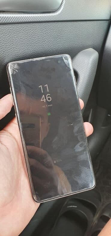 купить телефон s10: Samsung Galaxy S10 Plus, Колдонулган, 128 ГБ, түсү - Көк, 2 SIM — 2