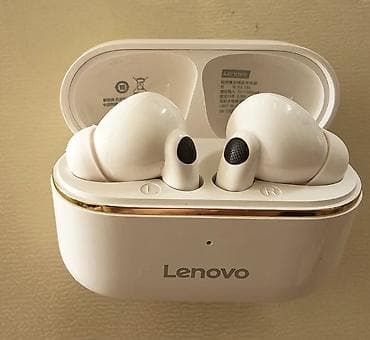 электроника: Беспроводные вакуумные наушники, Lenovo, Новый — 3