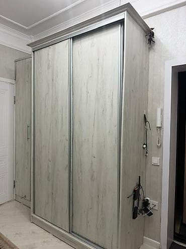 Шкаф-купе для прихожей, светлый дуб/ясень с выраженной текстурой — 3