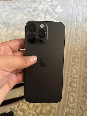 11 про 128: IPhone 16 Pro Max, Б/у, 256 ГБ, Black Titanium, 100 % — 1