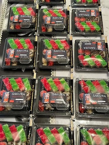 упаковочные пакеты на заказ: Пищевой контейнер, цвет - Зеленый — 1