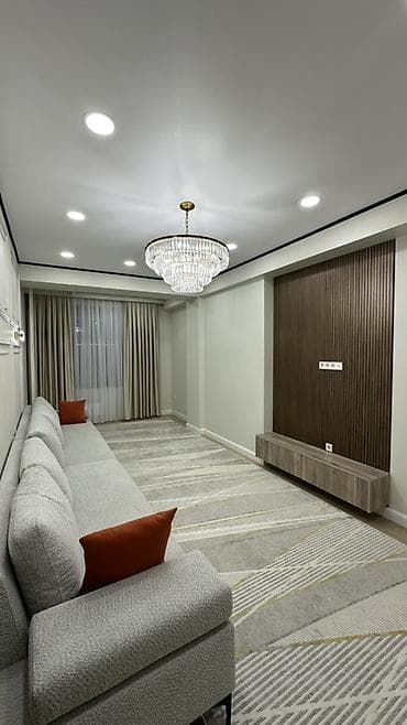 шлагбаум кв: 2 комнаты, 59 м², Элитка, 11 этаж, Дизайнерский ремонт — 3