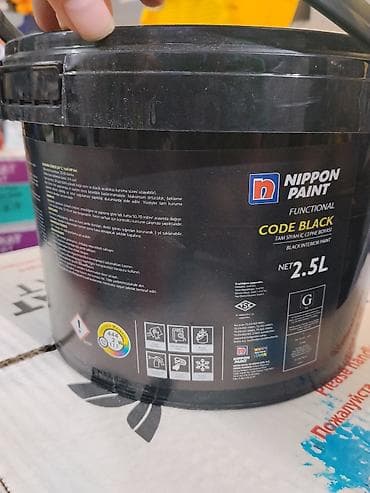 Дом и сад: Краска для интерьеров NIPPON PAINT Functional CODE BLACK - Тип — 3