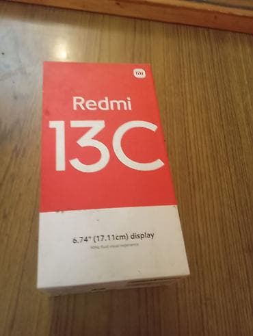 redmo note 14: Redmi, Redmi 13C, Б/у, 128 ГБ, цвет - Черный, 2 SIM — 1