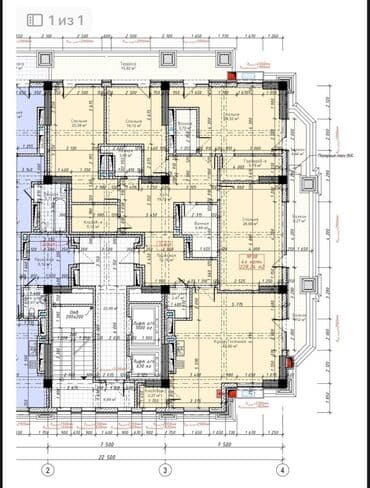 рынок недвижимости бишкек 2023: 5 и более комнат, 226 м², Элитка, ПСО (под самоотделку) — 4