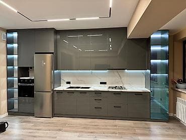 кухнный гарнитур: Кухонный набор на заказ, ЛДСП, По договорённости, Дизайн, проект — 5