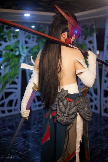 аниме шоп: Косплей Костюм Йонэ из игры лига легенд создавался для косплей — 3