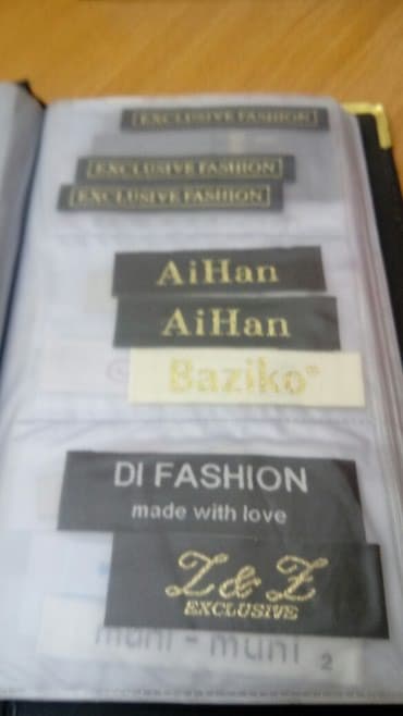 наклейка реклама: Этикетки на одежду . Изготовление: ярлыки, бирки, лейблы, этикетки — 6