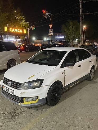 vw: Volkswagen Polo: 2018 г., 1.6 л, Автомат, Бензин, Седан — 2