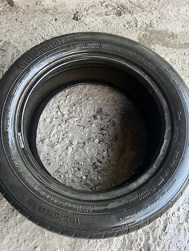 65 style: Шины 195 / 55 / R 15, Лето, Б/у, Пара, Легковые, Continental — 2