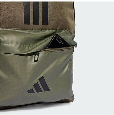 оливковый: Рюкзак Adidas, цвет хаки - Универсальный, оригинальное — 4