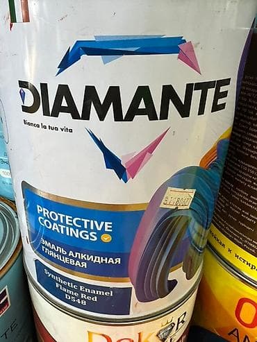 афто краска: Эмаль алкидная глянцевая Diamante Flame Red D548. Предназначена для — 1