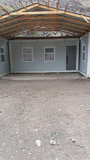 работа склад: Модульные бытовки/контейнерные комнаты с навесом. - Компоновка: три — 2