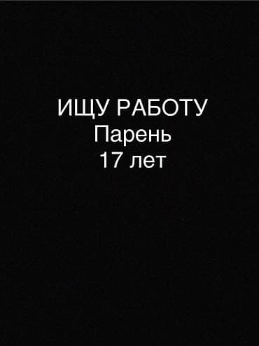 Работа: Ищу подработку. Парень, 17 лет. Готов к простым задачам и помощи по — 1