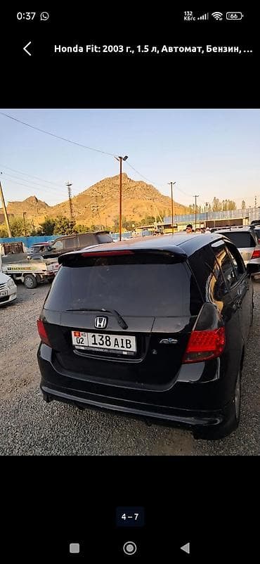 colf 2: Honda Fit: 2003 г., 1.5 л, Автомат, Бензин, Хэтчбэк — 2