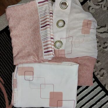 занавеска новый: Ширина -4.90 высота- 2.75 партнёр 2шт ширина 1.9 — 3