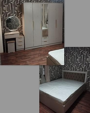 спальный гарнитур аида люкс: Спальный гарнитур в современном стиле, цвет — светлый беж/ваниль с — 1