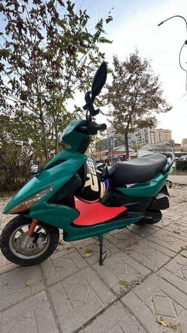 электронные мопеды: Тип скутера Ангел, 125 куб. см, Бензин, Б/у — 3