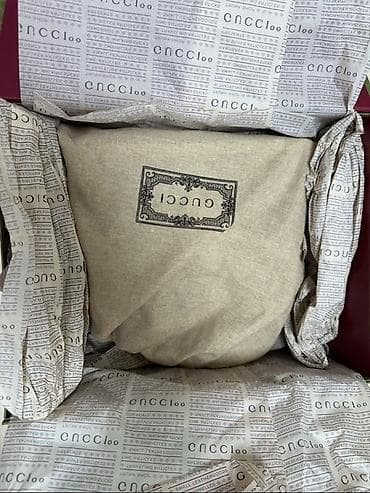 Сумки: Классическая сумка, Gucci, Италия, Материал: Комбинированный материал, Регулируемый ремень, Женские, Б/у — 5