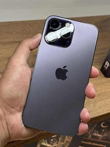 a 11: IPhone 14 Pro Max, Б/у, 256 ГБ, Deep Purple, Коробка, 86 % — 2