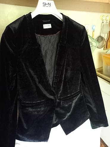 пижам: Пиджак, Блейзер, Бархат, Укороченная модель, Корея, S — 9