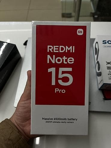 redmi note 7 pro: Redmi, Redmi Note 15 Pro, Новый, 512 ГБ, цвет - Черный, 2 SIM — 2